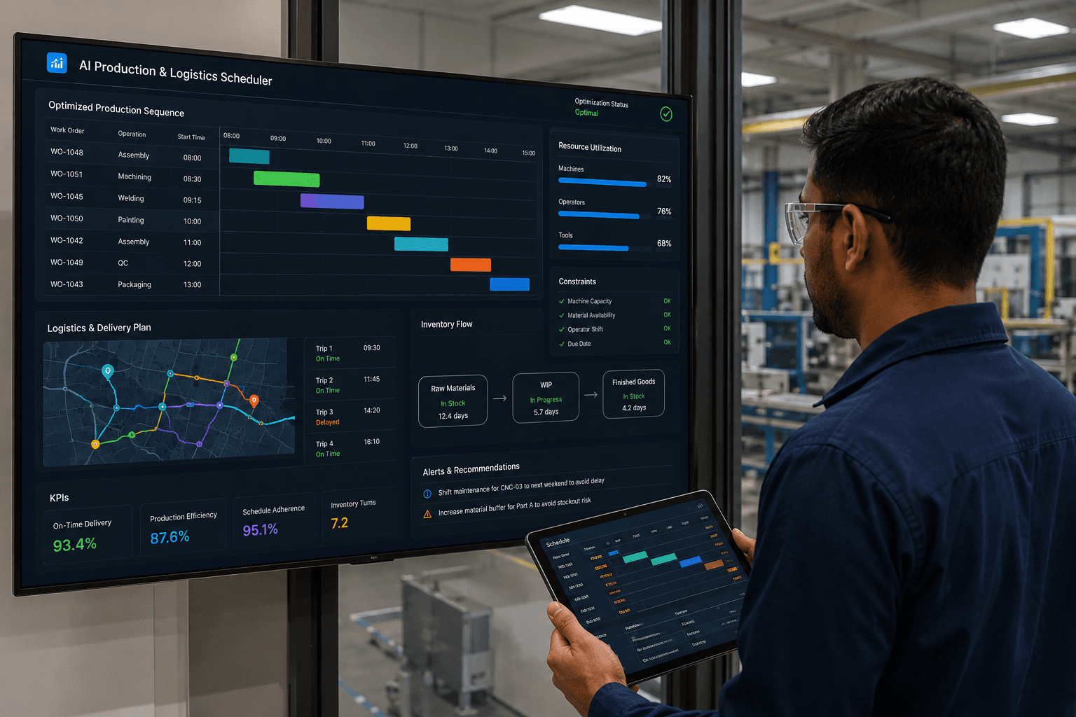 AI-Based Production & Logistics Scheduling