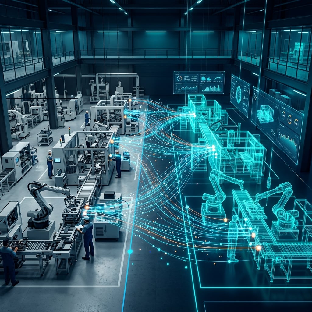 Digital twin system in an Indian manufacturing plant